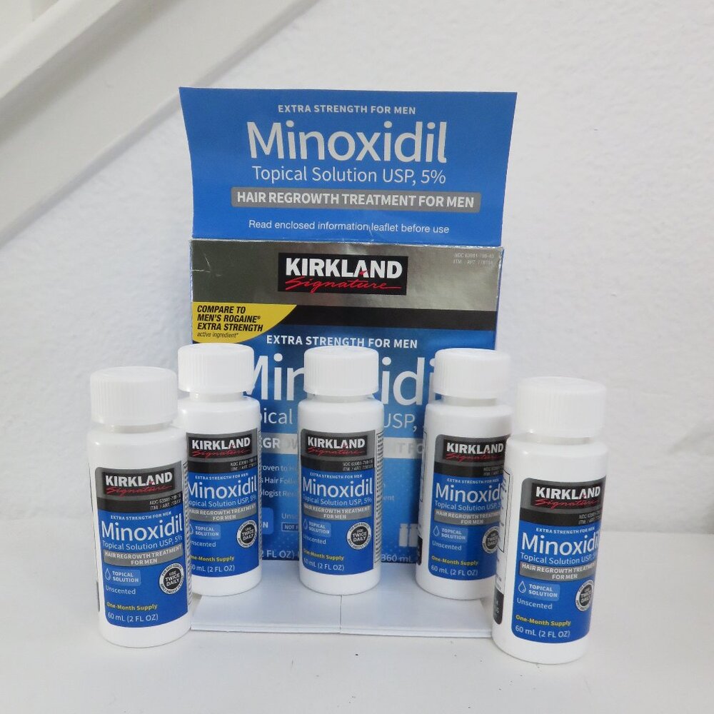 (#118) 5 x 2oz Men's Minoxidil Extra Strength for Men Hair Regrowth Treatment - Picture 2 of 5
